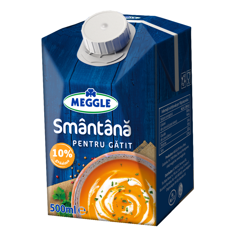 Meggle Smantana pentru gatit 10%g grasime, 500ml