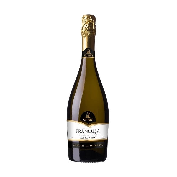 Cotnari Selectie Francusa Vin spumant alb extrasec, 0.75L
