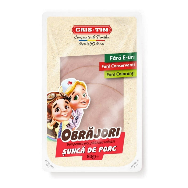 Cris-Tim Obrajori Sunca de porc 80g