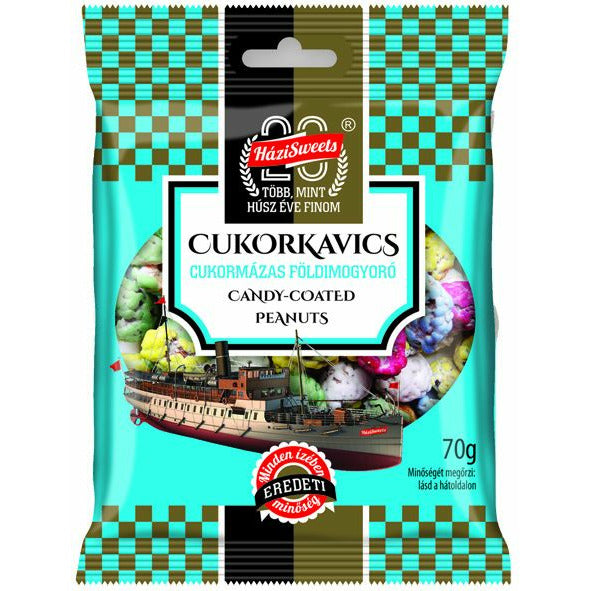 Cukorkavics Arahide cu glazura din zahar 70g