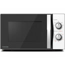 Cuptor cu microunde Toshiba MW-MM20PWH, 20L, control mecanic, 800W