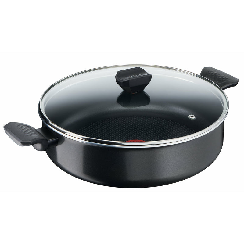 Cratita cu 2 manere si capac Tefal Simply Clean B5677253, 28 cm