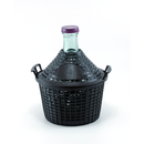 Glass carafe with 5l plastic basket
