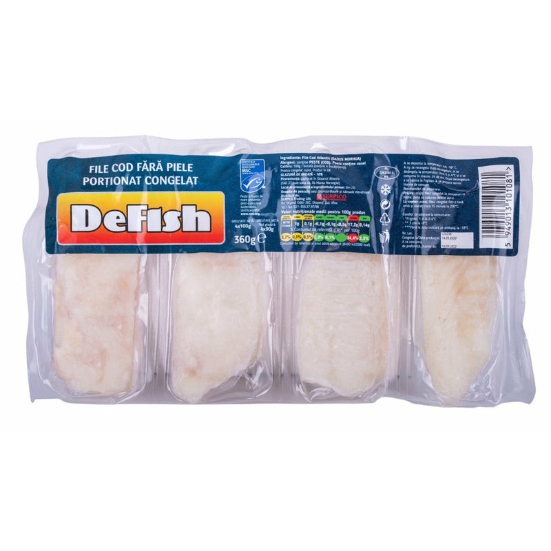 Defish File cod, 4 bucati, 360g