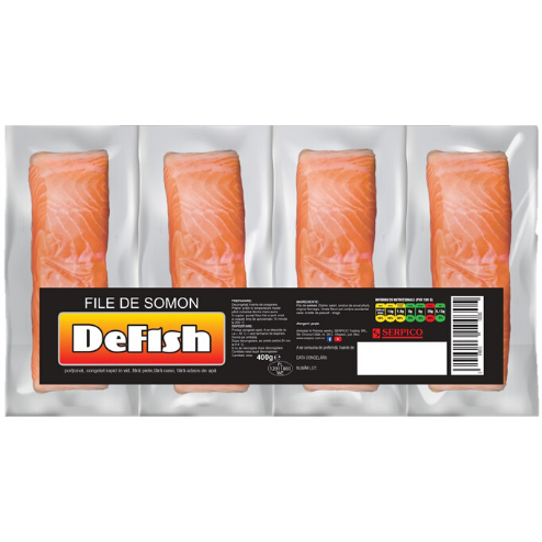 Defish File de somon norvegian, 4x100g