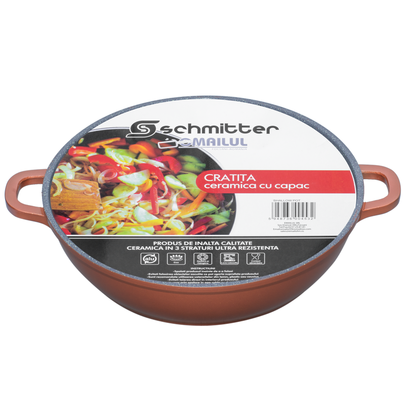 Schmitter Cratita ceramica din aluminiu turnat, 28 cm, 3.5L