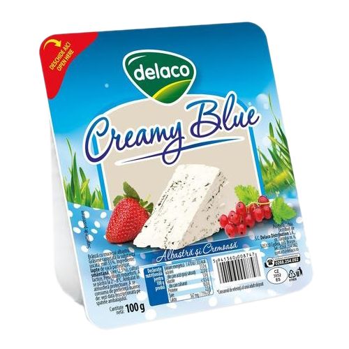 Delaco Creamy Blue branza cu mucegai albastru 100g