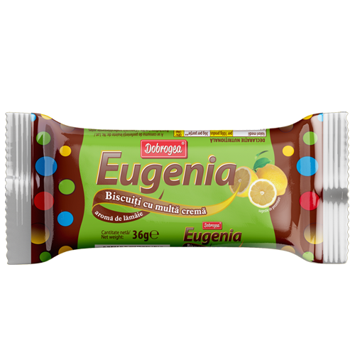 Eugenia biscuiti cu crema de lamaie 36g