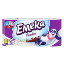 Emeka Paradise toilet paper, 8 rolls x 3 layers