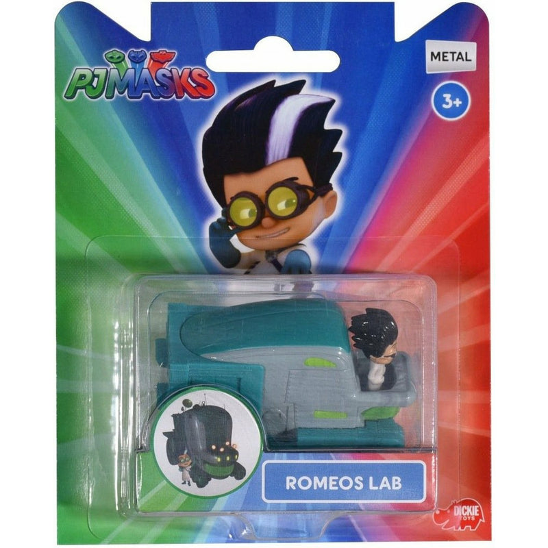 Eroi in Pijama set figurina si masinuta Romeos Lab