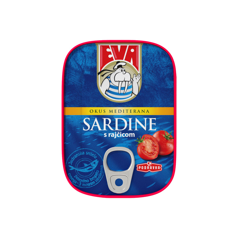EVA Sardine in sos tomat 115g