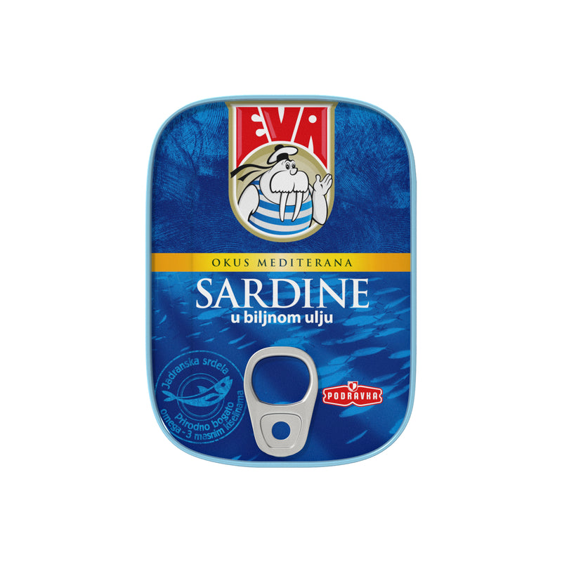 EVA Sardine in ulei vegetal 115g