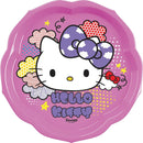 Farfurie intinsa din plastic Hello Kitty, 23cm, mov