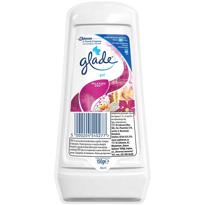 Glade Gel Odorizant Relaxing Zen 150g