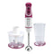 Heinner Charm vertical blender, 600W, 5 speeds, Turbo function, tel, shredder, White / Cherry