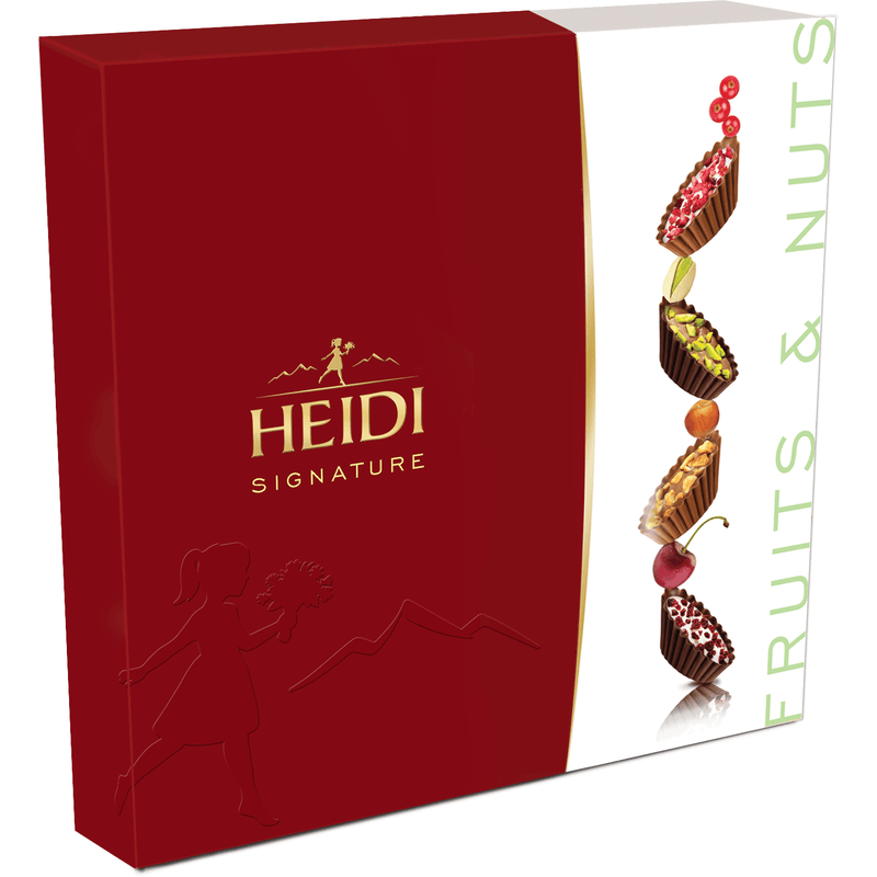 Heidi Signature Fruits & Nuts Praline asortate din ciocolata, 180g