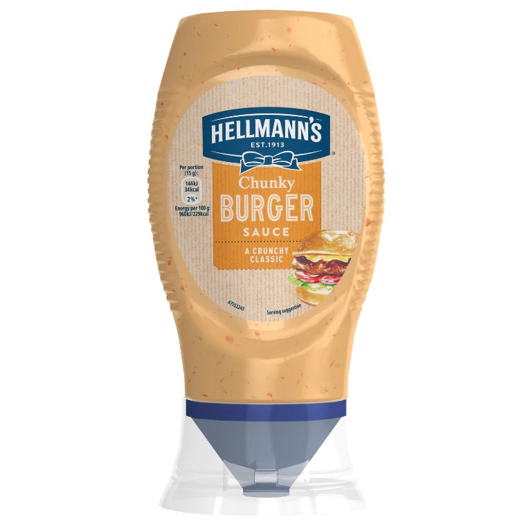 Hellmanns Sos Chunky Burger 250ml