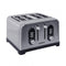 Prajitor de paine Heinner HTP-BK1400XMC, 1400W, 4 felii, 6 nivele de rumenire, Inox