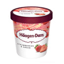 Haagen Dazs Ice cream with strawberries and whipped cream 460ml