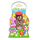 Heidi iepure cu flori din ciocolata cu lapte, 100g