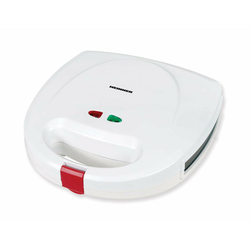 Heinner Sandwich maker SM-2K750WH, 750W, placi sandwich si grill, indicator luminos, alb