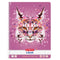 Herlitz Caiet A4 cu spirala, 80 file, patratele, motiv Wild Animals Lynx