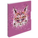 Herlitz Caiet mecanic A4, 16mm, motiv Wild Animals Lynx