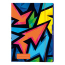 Herlitz Mapa cu elastic A4, motiv Neon Art