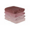 Hobby Set di 4 asciugamani da bagno Rainbow, 50x90 cm, 100% cotone, rosa