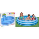Intex Crystal Blue Piscina gonflabila cu 3 inele, 168x38 cm