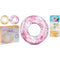 Colac pentru inot transparent Glitter Tube, 119 cm