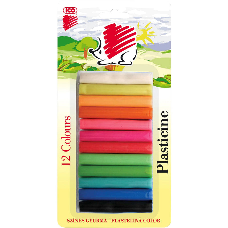 Ico Plastilina Arici, 12 culori
