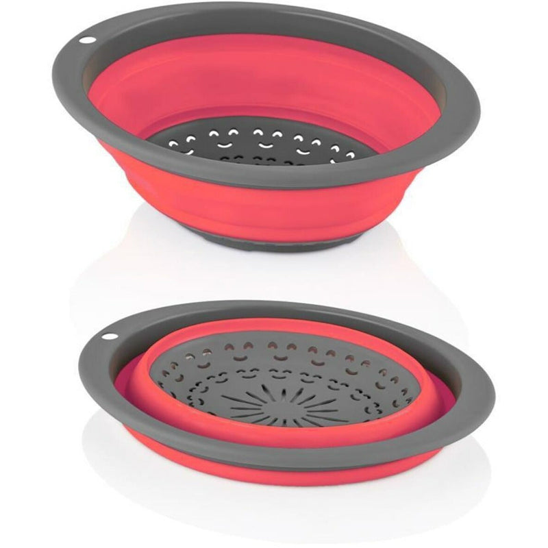 Strecuratoare rotunda pliabila din silicon 29.5x23x3 cm