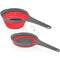 Foldable silicone strainer with handle 30.5x14x3.5 cm