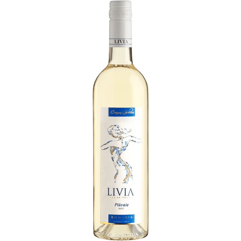 Crama Girboiu Livia Plavaie vin alb sec, 0.75L