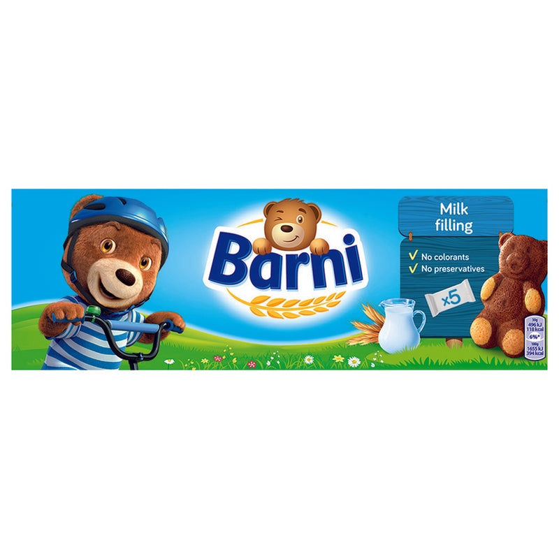 Barni Prajitura cu umplutura de lapte 150g