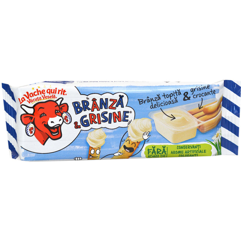 La Vache qui rit Branza topita cu grisine Natur 35g