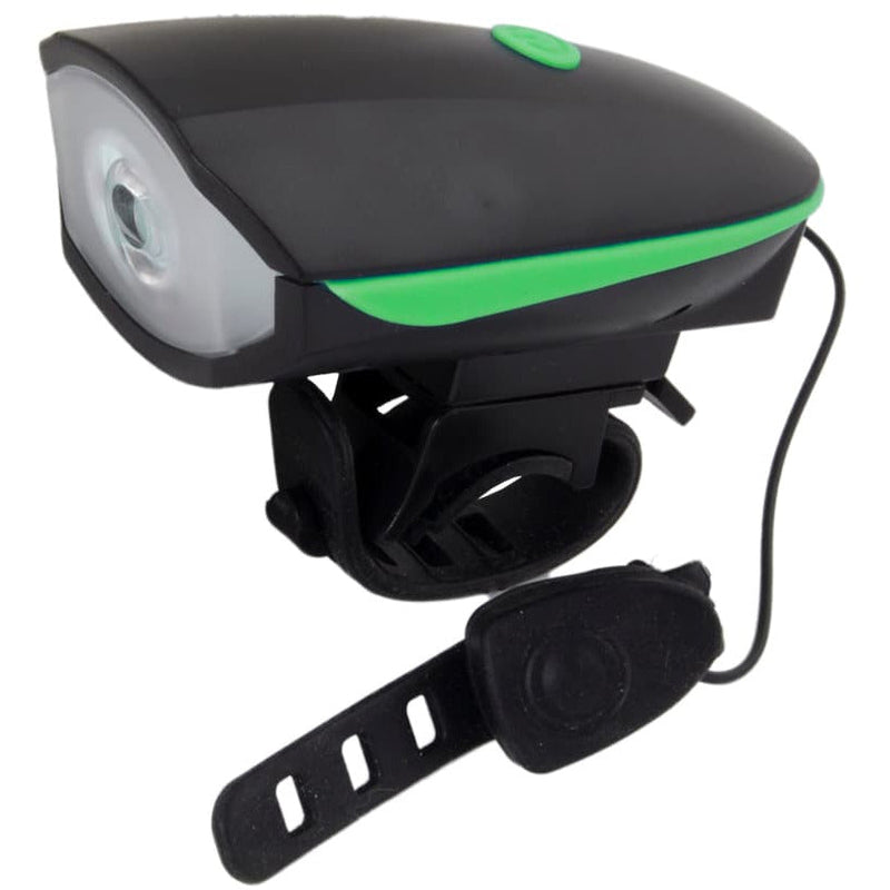 Lanterna LED cu sonerie bicicleta Esperanza Alfard, 100 lumeni, fixare ghidon, 3 moduri iluminare