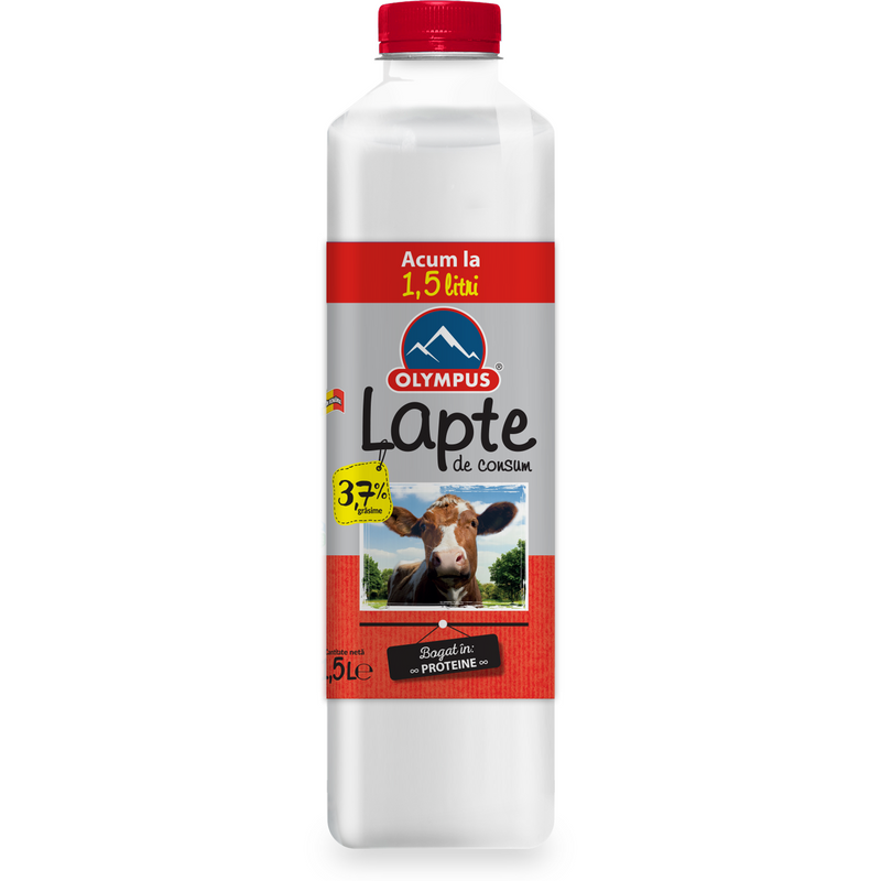 Olympus Lapte de consum 3.7% grasime, 1.5L