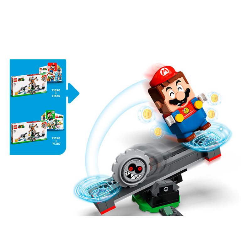 Lego Super Mario: Set de extindere Daramarea lui Reznor 71390