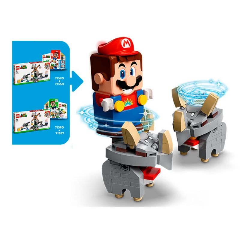 Lego Super Mario: Set de extindere Daramarea lui Reznor 71390