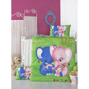 Mally Kids Elephant cotton baby bed linen, 4 pieces