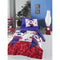 Lenjerie de pat din bumbac pentru adolescenti Mally Home Football, 3 piese
