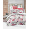 Lenjerie de pat dublu din polycotton Mally Home Vanesa Roz, 4 piese