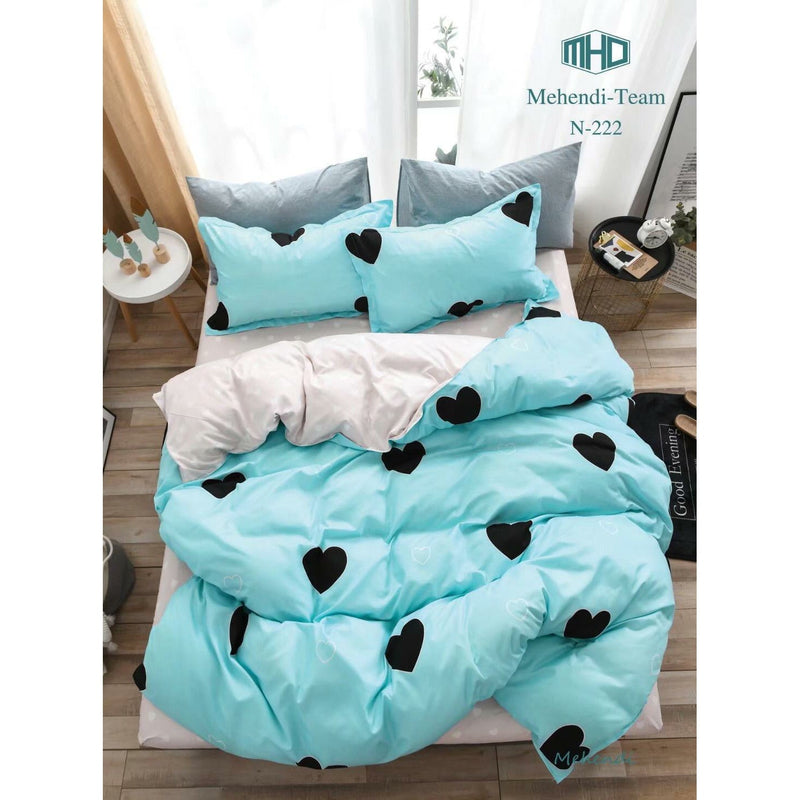 Lenjerie de pat din bumbac satinat, 4 piese, A50-249