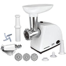 Chopping machine Heinner MG-W1200R, 1360W, Red accessory, Sausage accessory, Stainless steel knife, White