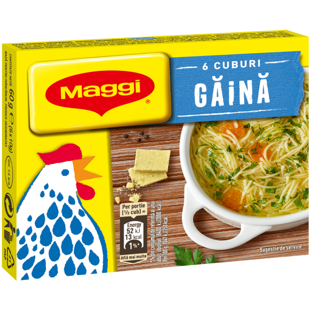 Maggi Cub Baza pentru mancaruri cu gust de gaina 60g
