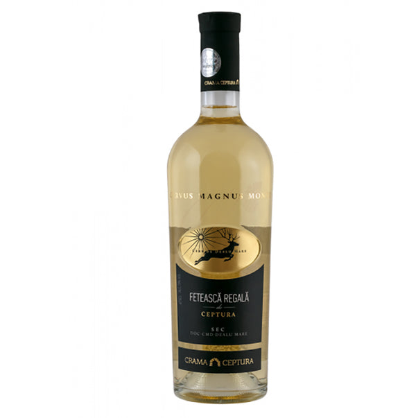 Cervus Magnus Monte Feteasca Regala vin alb sec 0.75l