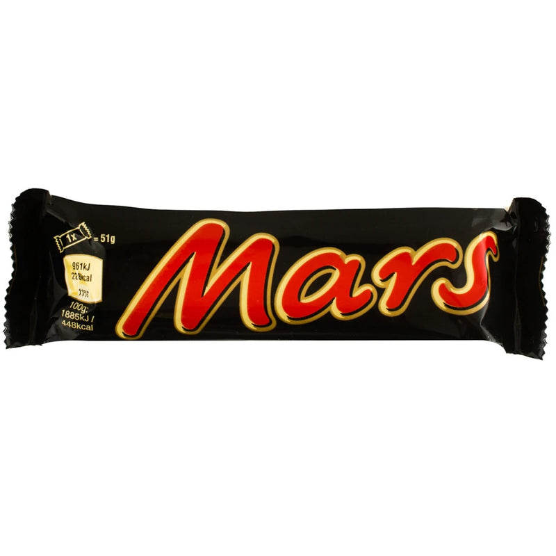 Mars ciocolata cu lapte cu miez de caramel si nuga 51 g