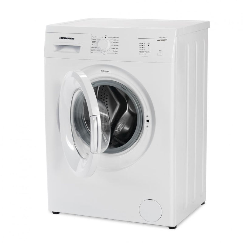 Masina de spalat Heinner HWM-V5080D++, 5 kg, 800 RPM, Clasa D, 60 cm, Alb